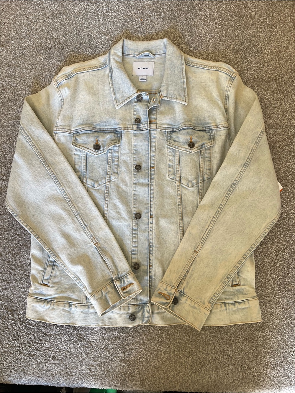Old Navy Light Wash Denim Jacket - Pale Blue